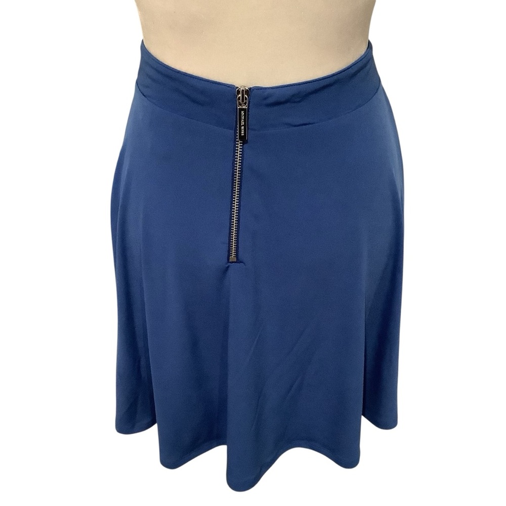 Michael Kors Light Weight Royal Blue Skater Skirt BRAND NEW No Price Tag - Picture 2 of 7